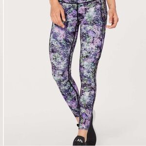 Lululemon Fast and Free 25” tights/leggings size 4 EUC